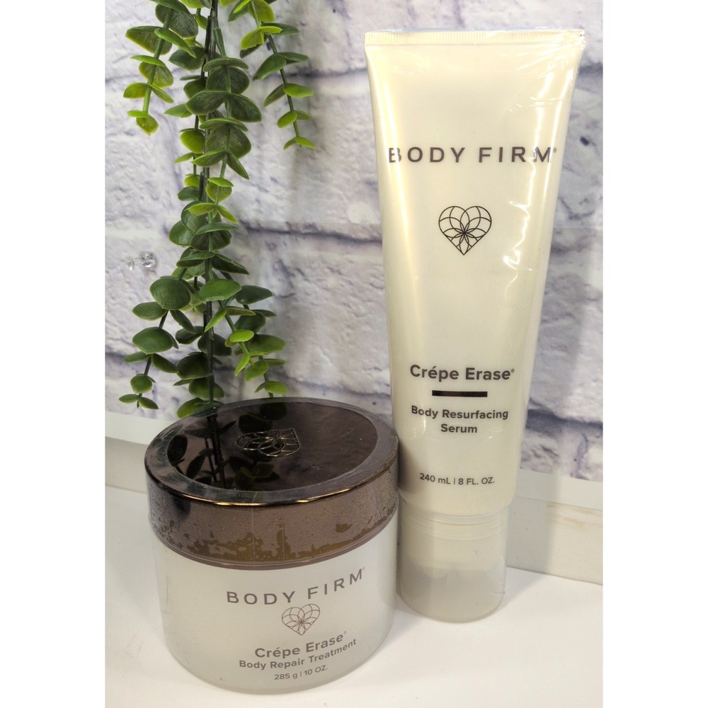 NEW SEALED LOT2🌿Crepe Erase Body Resurfacing Serum 8oz & Repair Treatment 10oz